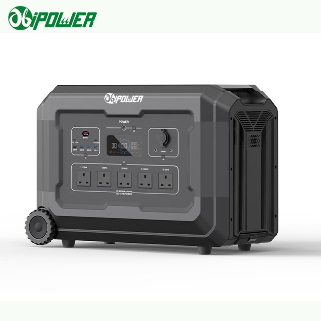 S3 Portable Power Station 3600W 3072Wh LiFePO4 - Générateur solaire extensible jusqu'à 33.8kWh | 1H de charge rapide | Smart UPS Backup | AB-iPower