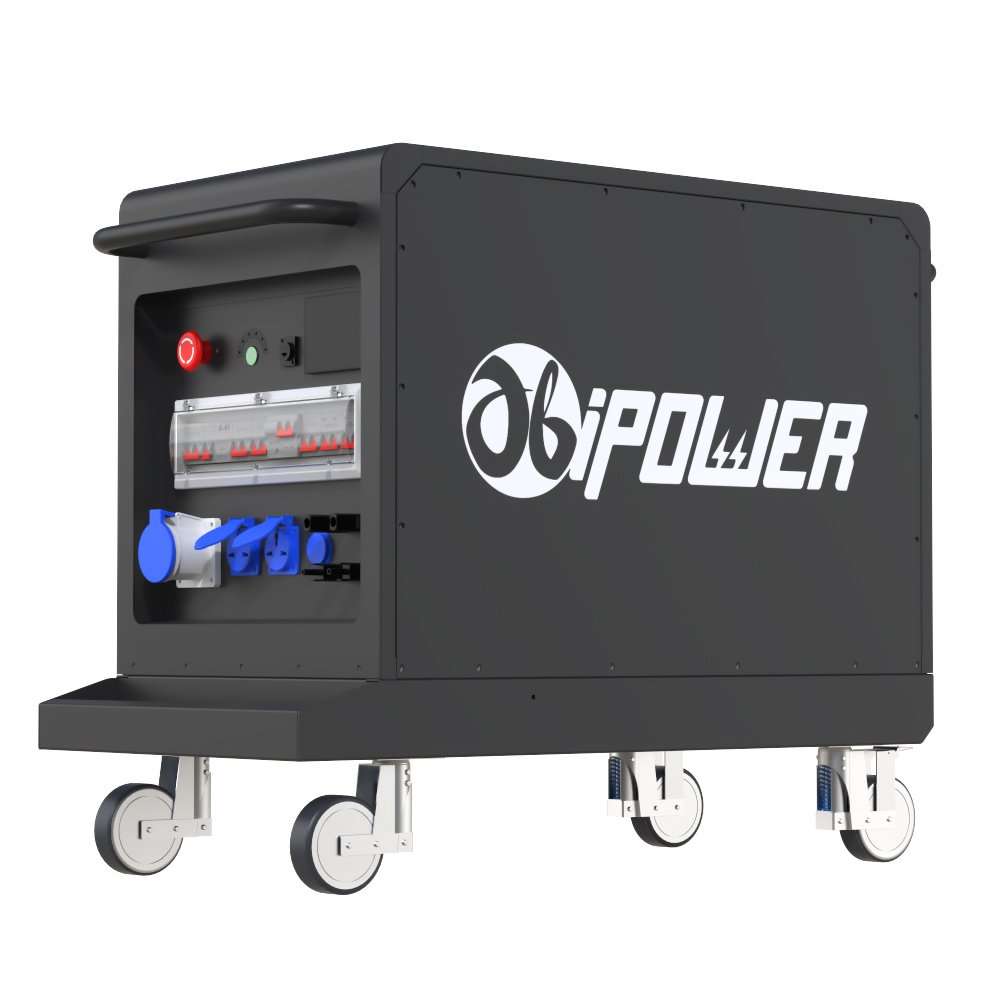 MP05K-12 Mobile Power Station 5kW - 11.7kWh LiFePO4 Battery Generator for Construction Sites, Events, and Emergency Backup